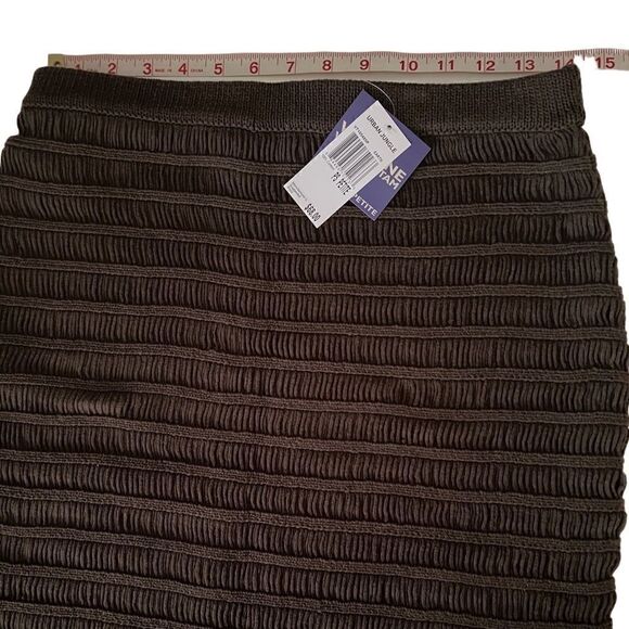 Vivienne Tam Urban Jungle Brown Cotton Women's Skirt Size Petite Small NWT - Picture 7 of 12